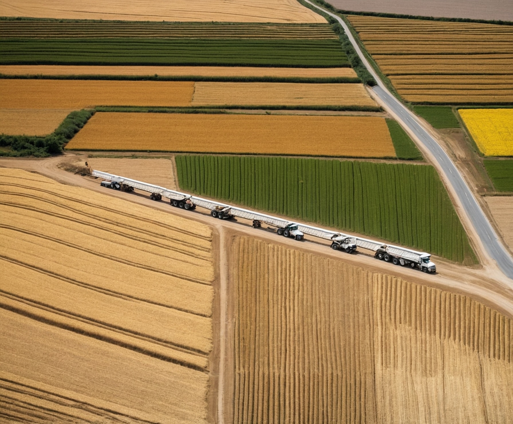 Innovación en técnicas de cultivo de trigo.